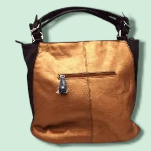 NWOT Betty Boop Shoulder Bag Tote Vegan Leather Rhinestones - Picture 5 of 13